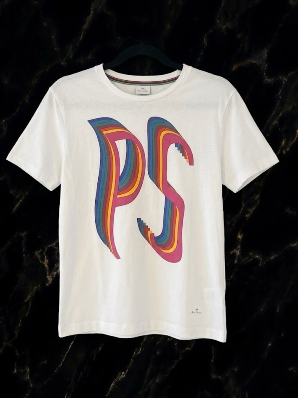 Paul Smith Multicolor Rainbow PS Logo T-shirt medium